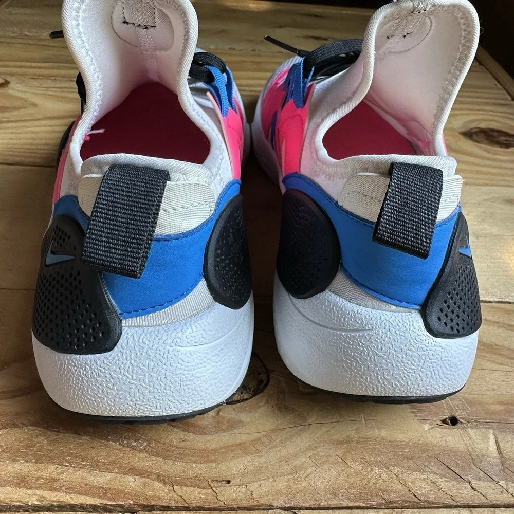 Huarache E.D.G.E. TXT GS 'White Black Hyper Pink' 6.5Y Women's 8 Sneaker Shoe